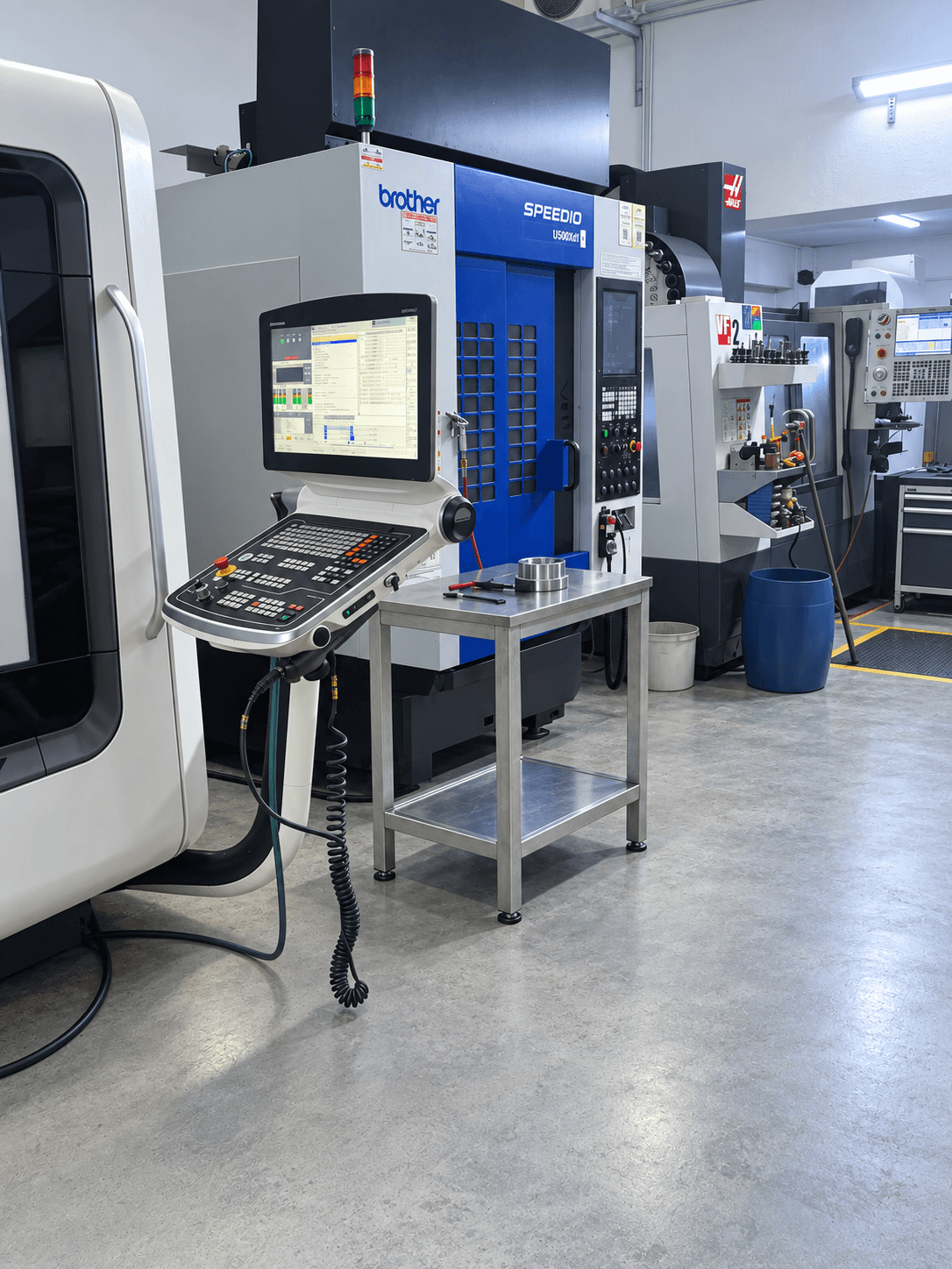 Brother Speedio machining center at the ERK Makina production facility